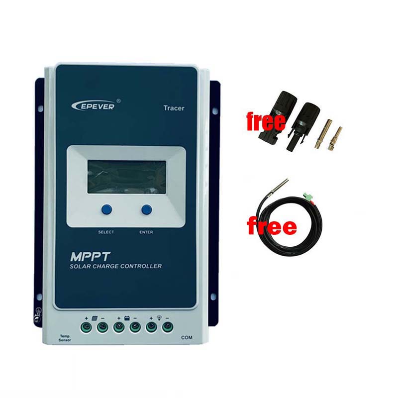 EPPT MPPT Solarladung Controller 12V 24V 10A 20A 30A 40A Bleisäure-Lithium-Batterie Solarregler LCD-Anzeige max 100V
